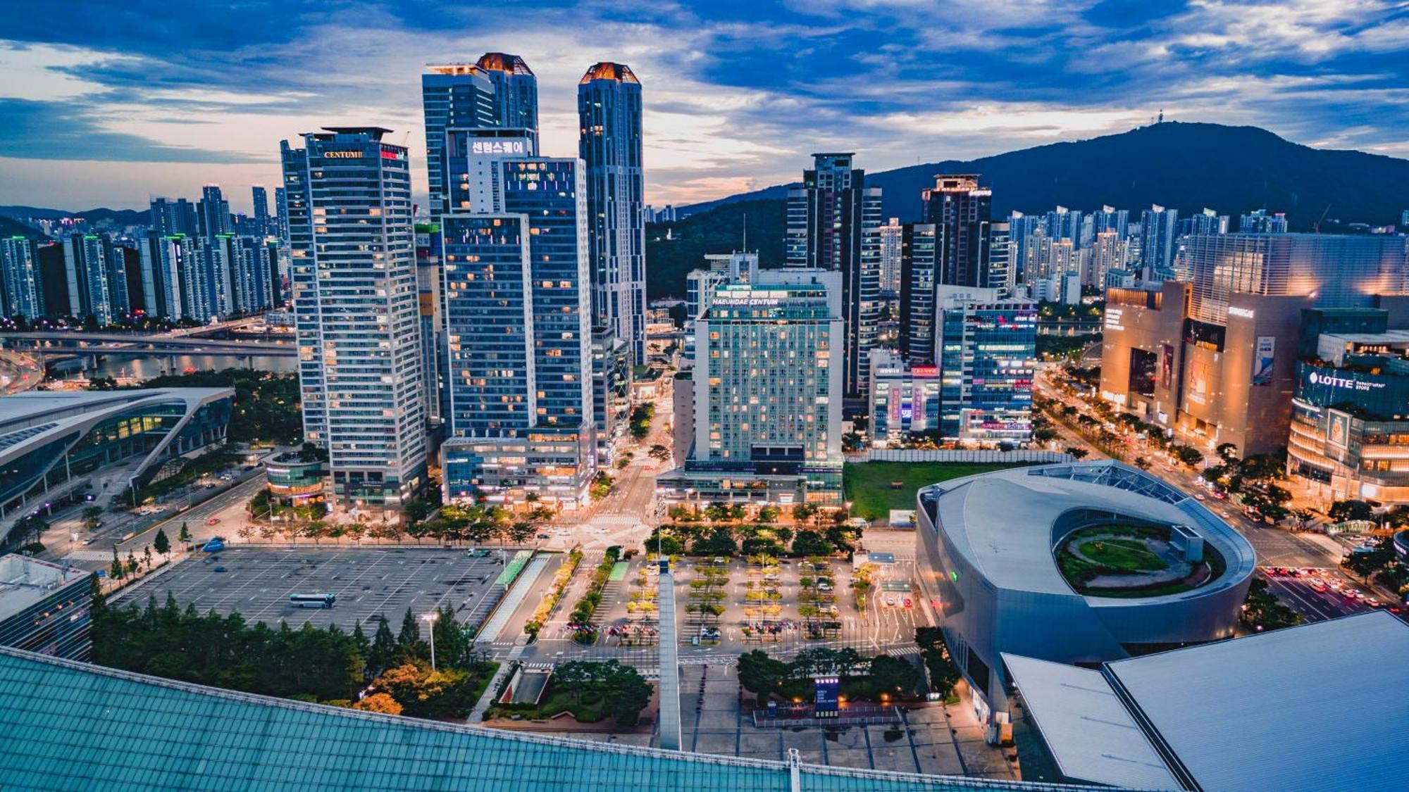 Centum Convention Hotel In Centum Busan Exteriör bild