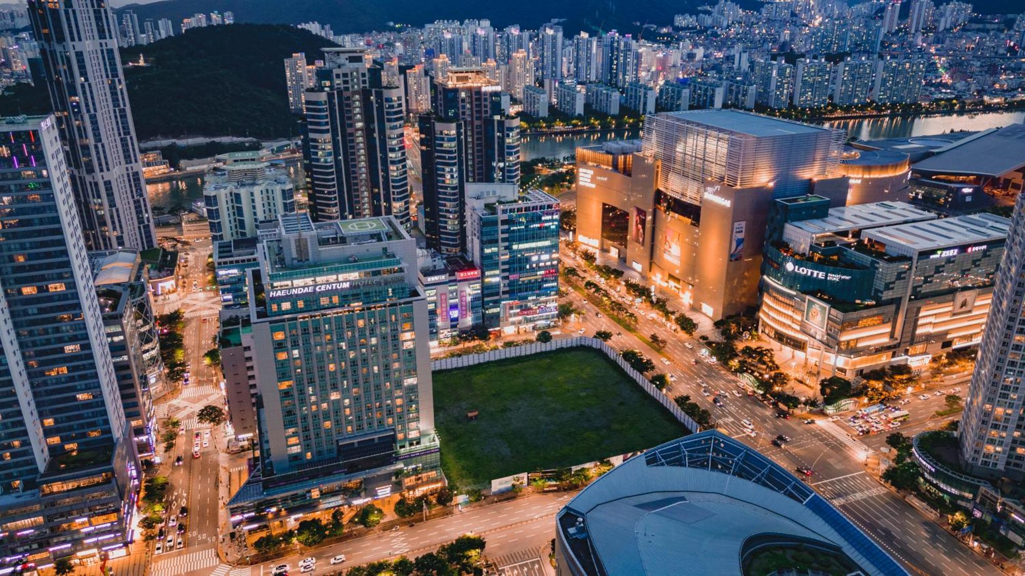 Centum Convention Hotel In Centum Busan Exteriör bild